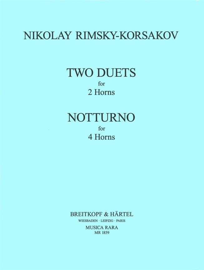 Zwei Duette, Notturno